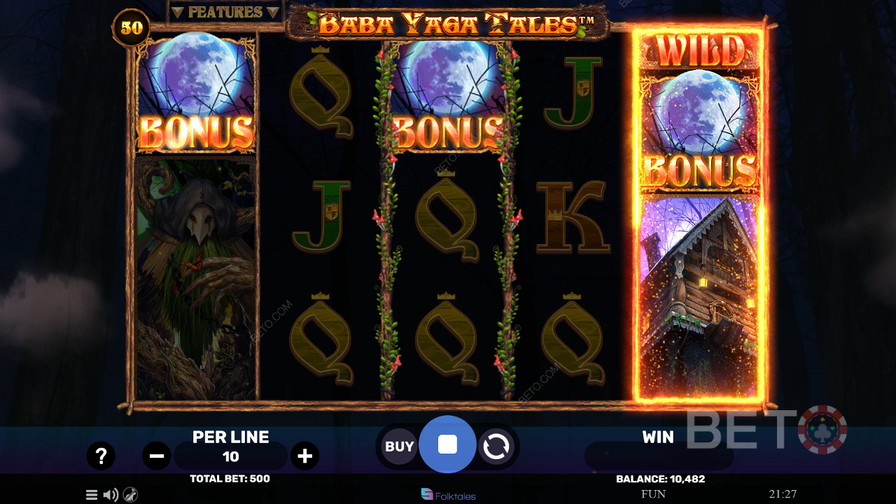 Recenzja Baba Yaga Tales od BETO Slots