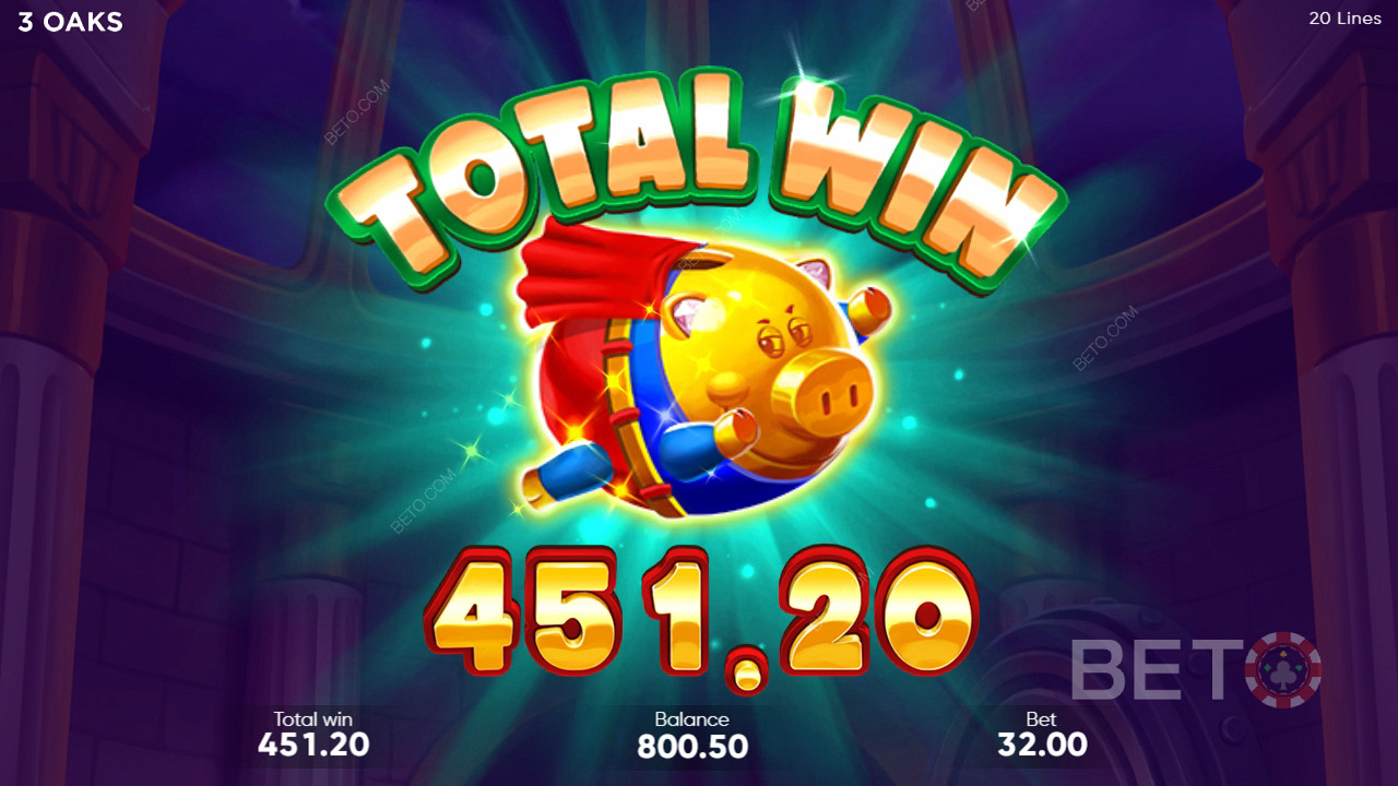 Wygraj 6 750x swój zakład w slocie Super Sticky Piggy online!