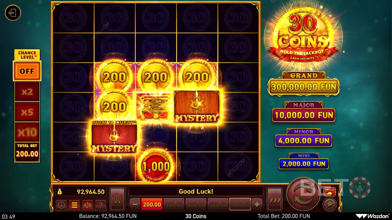 Recenzja 30 monet od BETO Slots