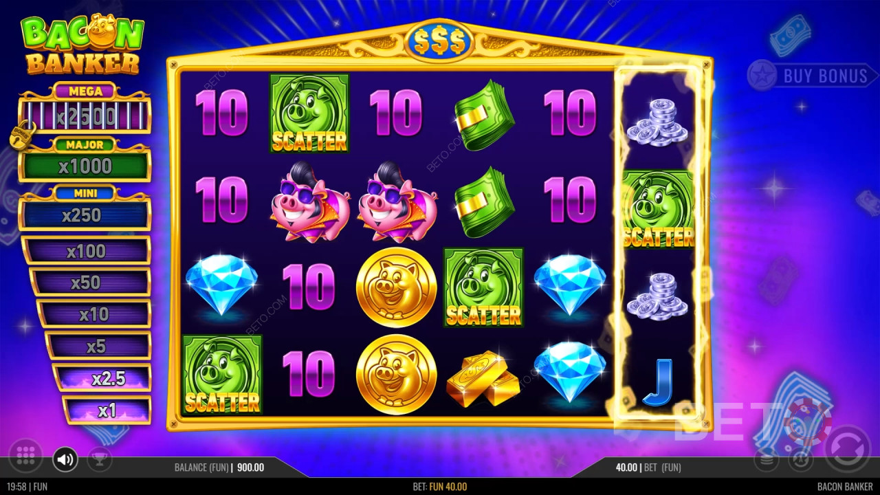 Recenzja Bacon Banker od BETO Slots