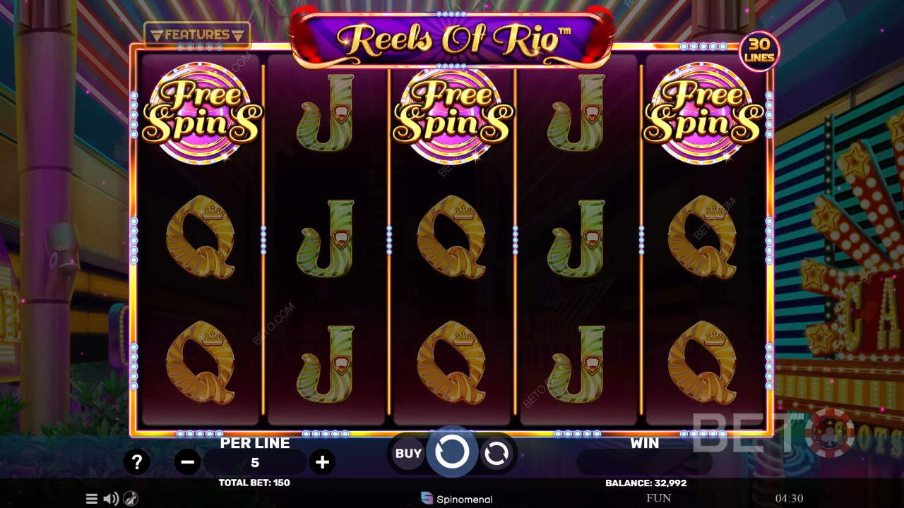 Reels Of Rio - Recenzja Party Time od BETO Slots
