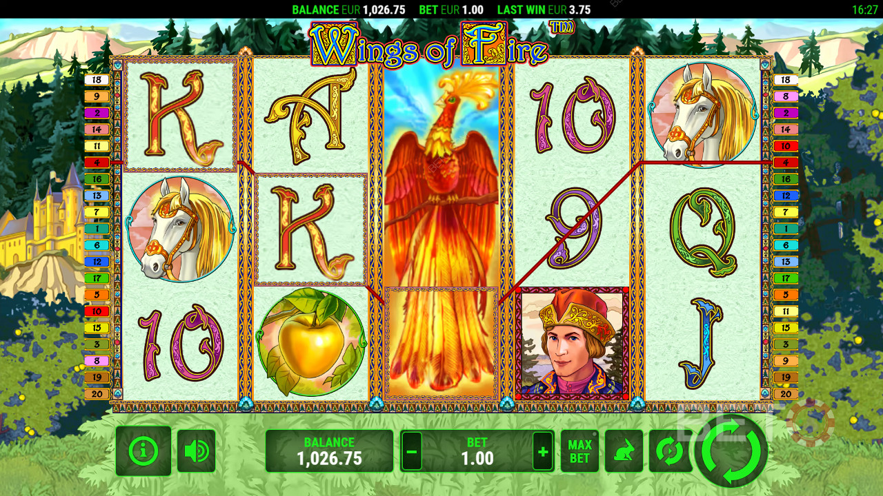 Wygraj 2 000x swój zakład na automacie Wings of Fire!