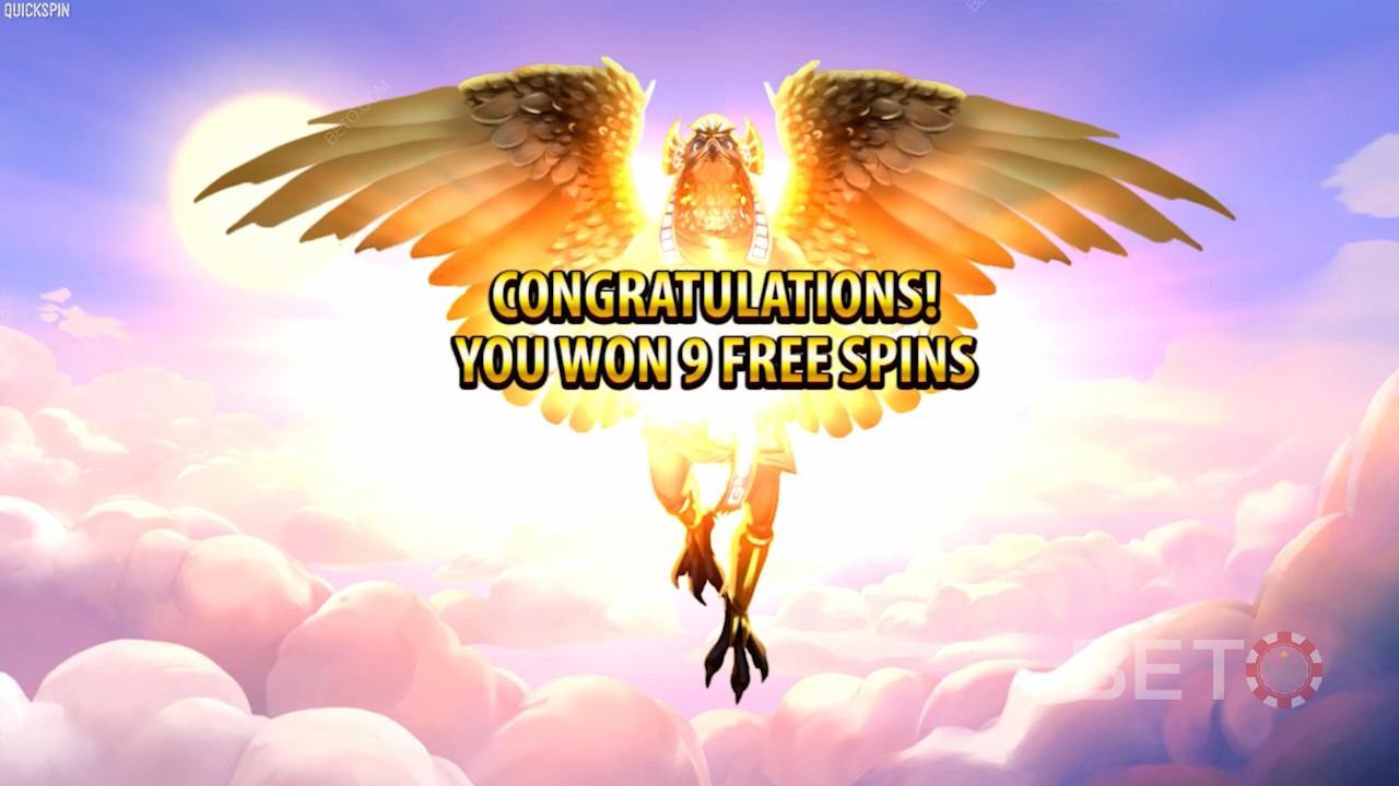 Użyj bonusu Free spin Power-up, aby wygrać darmowe spiny.
