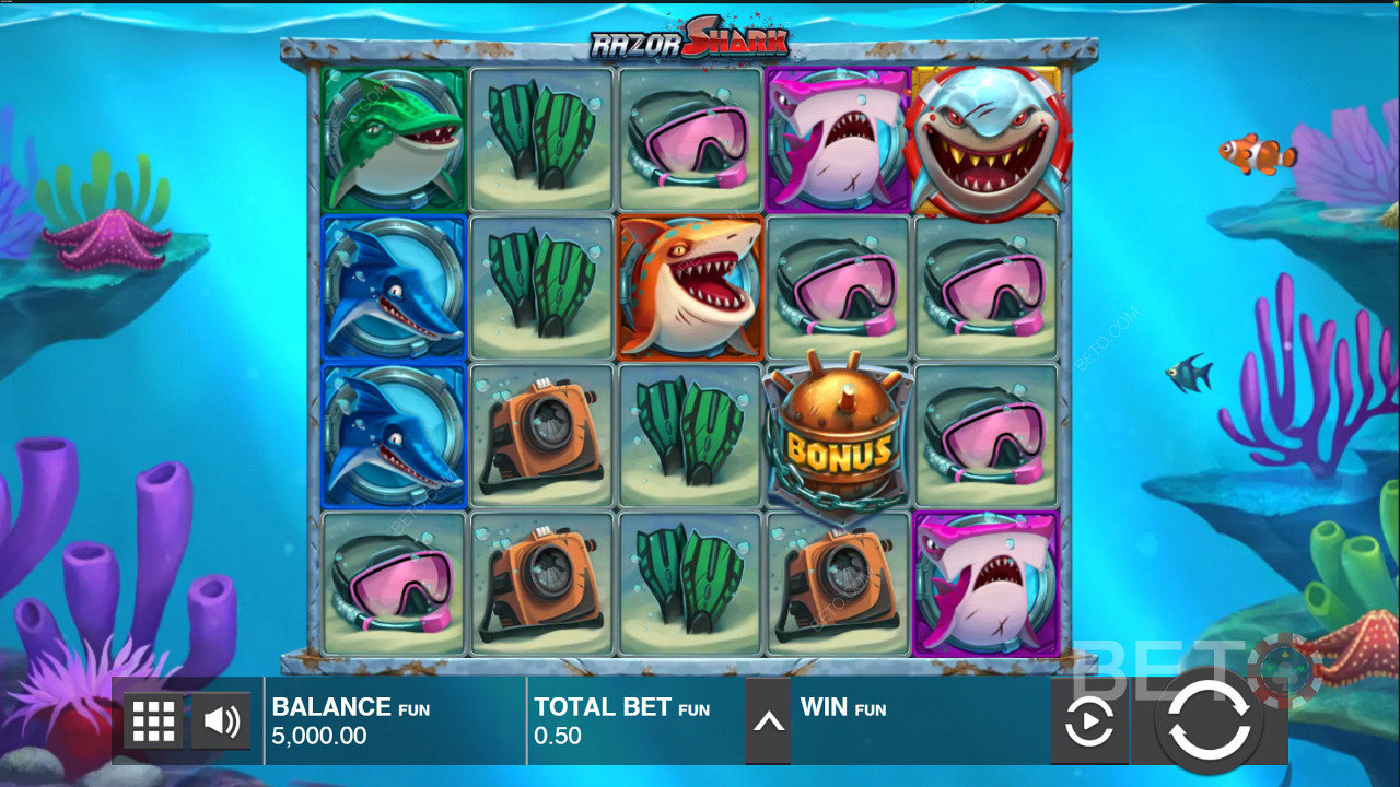 Slot wideo Razor Shark