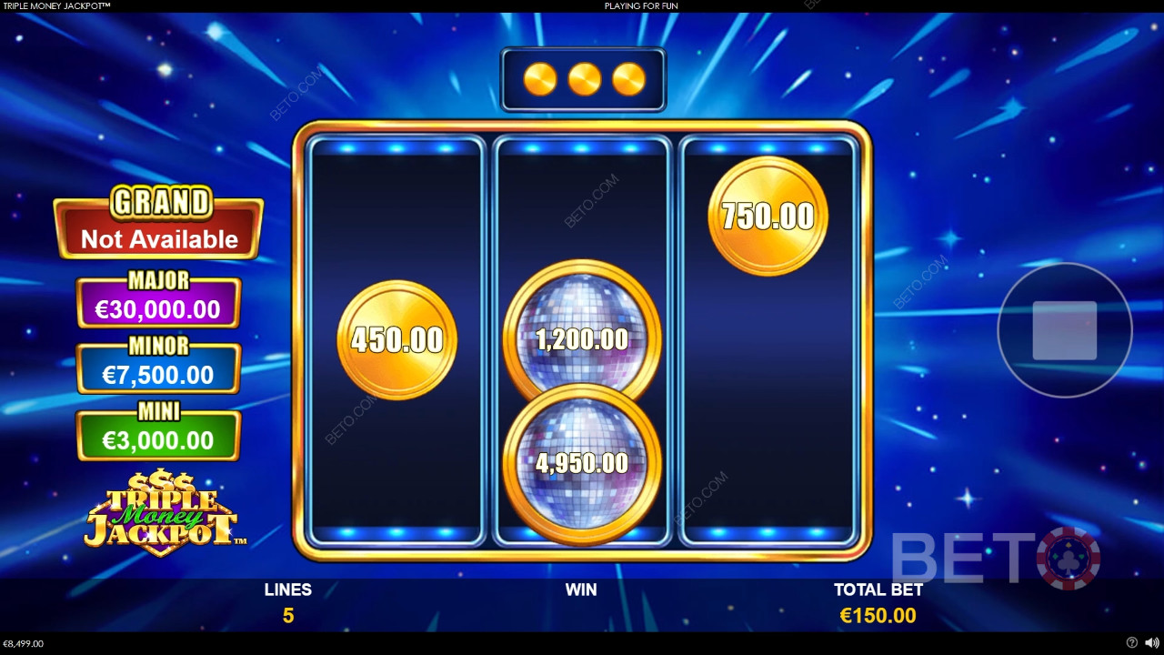 Funkcje bonusowe wyjaśnione w Triple Money Jackpot przez Playtech