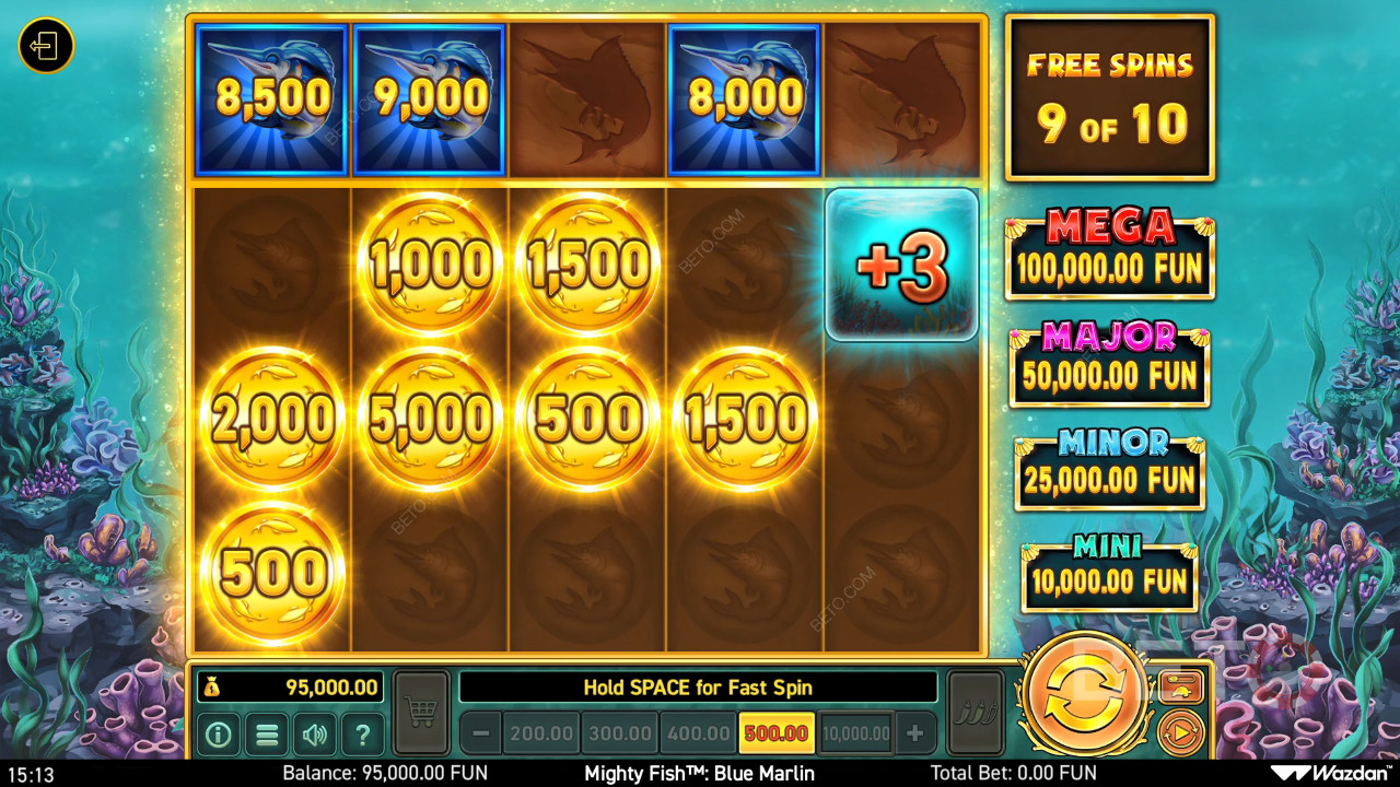 Recenzja Mighty Fish: Blue Marlin od BETO Slots