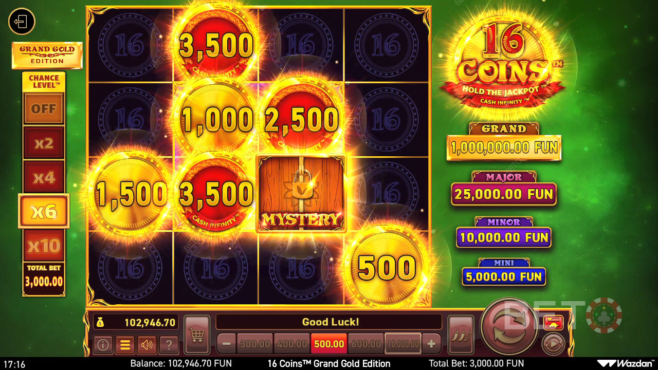 16 Coins Grand Gold Edition Graj Za Darmo