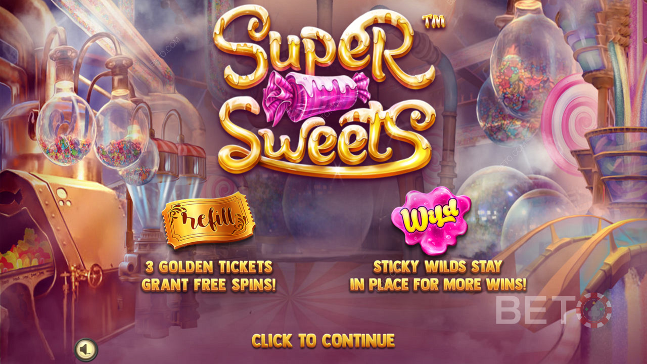 Ekran intro "Super Sweets