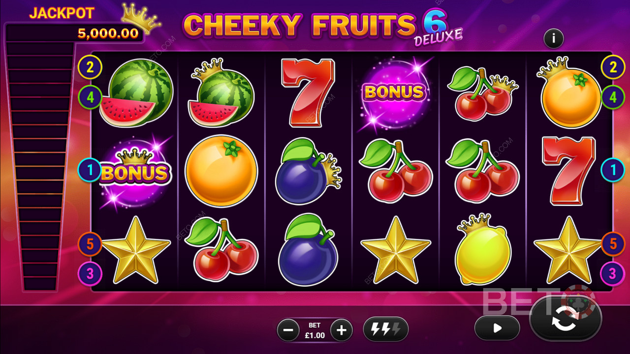 Cheeky Fruits 6 Deluxe  Graj Za Darmo