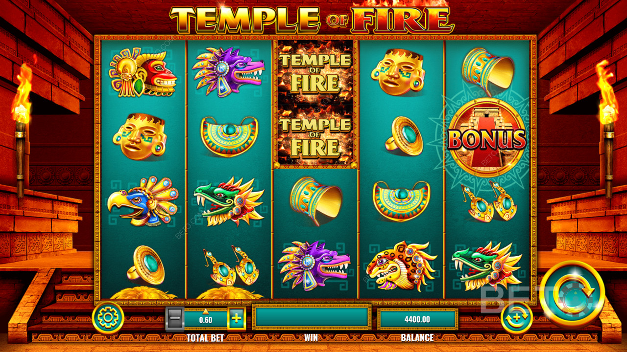 Slot wideo Temple of Fire