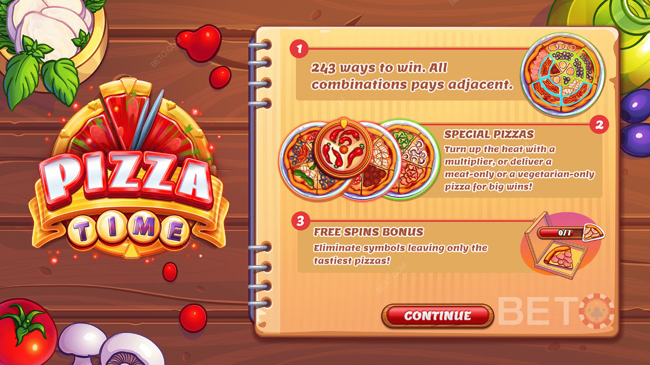 Slot Pizza Time firmy Epic Industries dla miłośników jedzenia