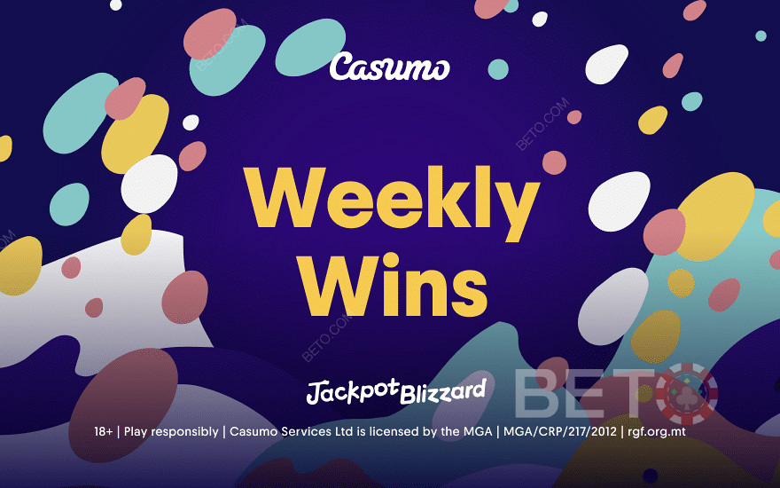 Zagraj w jackpota w Casumo i wygraj mega duże nagrody!