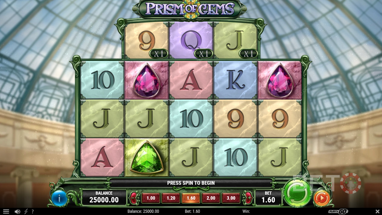 Slot online Prism of Gem - piękne symbole i klejnoty