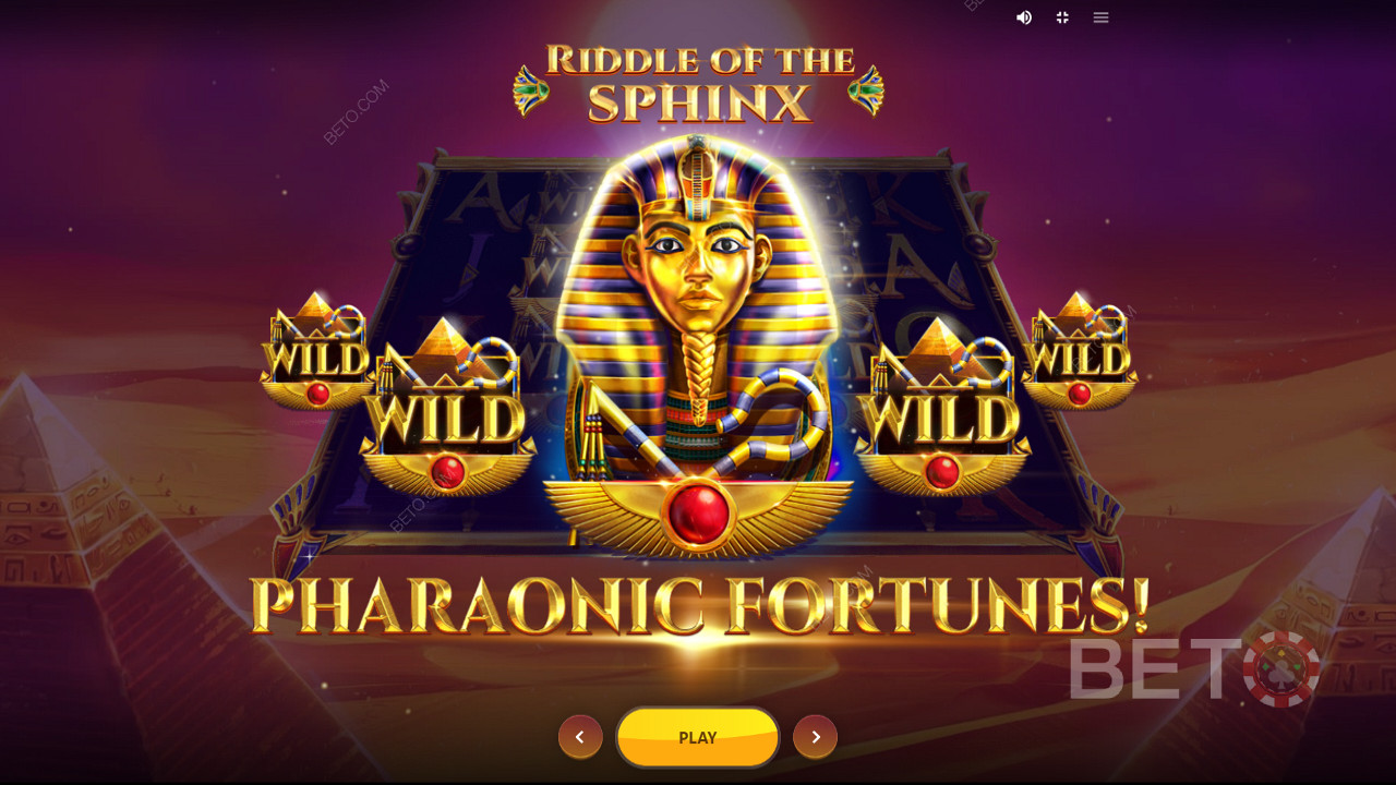 Specjalny bonus Pharaonic Fortunes w Riddle Of The Sphinx