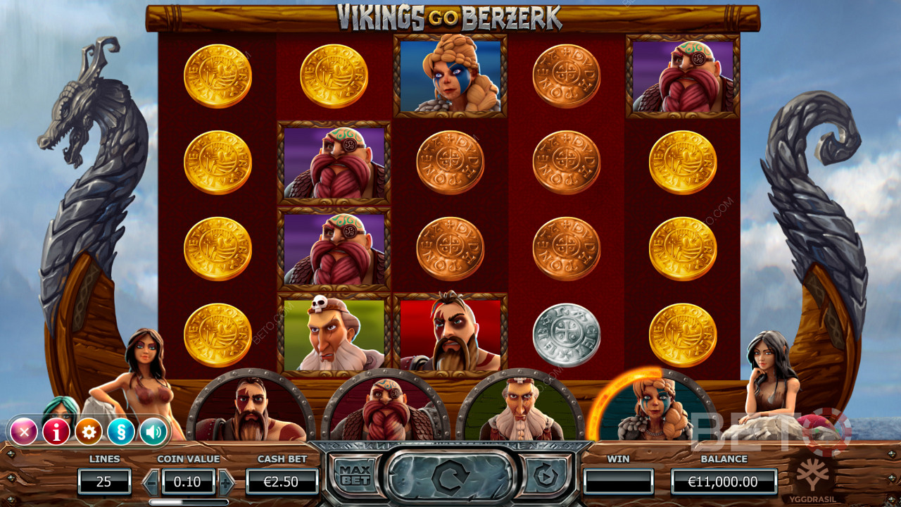 Slot Vikings Go Berzerk jest wypełniony po brzegi fantastycznymi funkcjami.