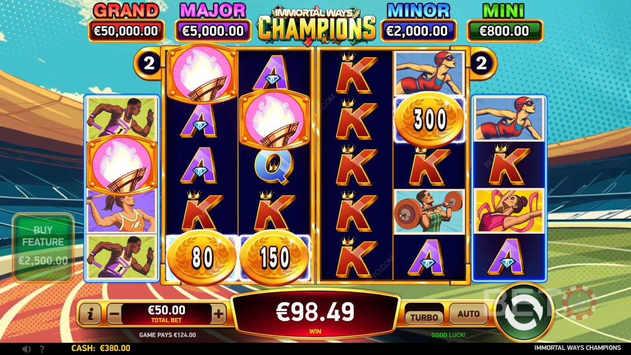 Recenzja Immortal Ways Champions od BETO Slots