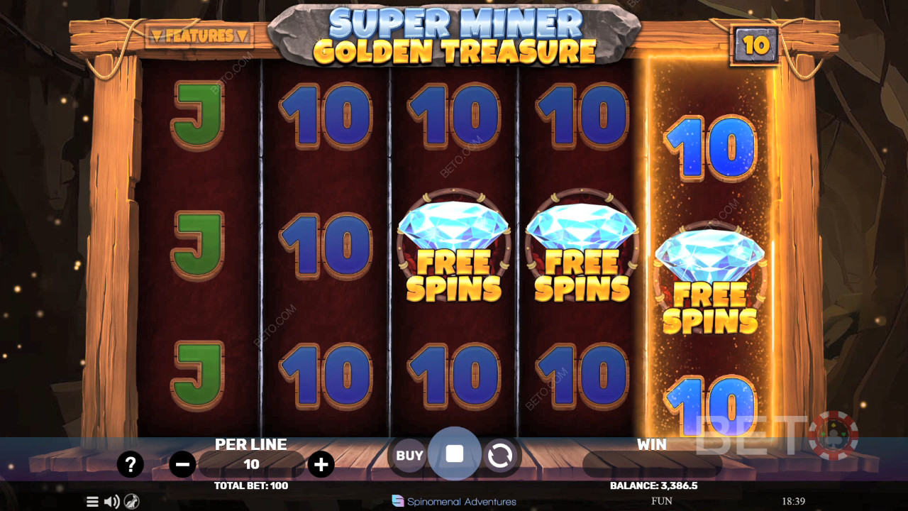 Super Miner - Golden Treasure Graj Za Darmo