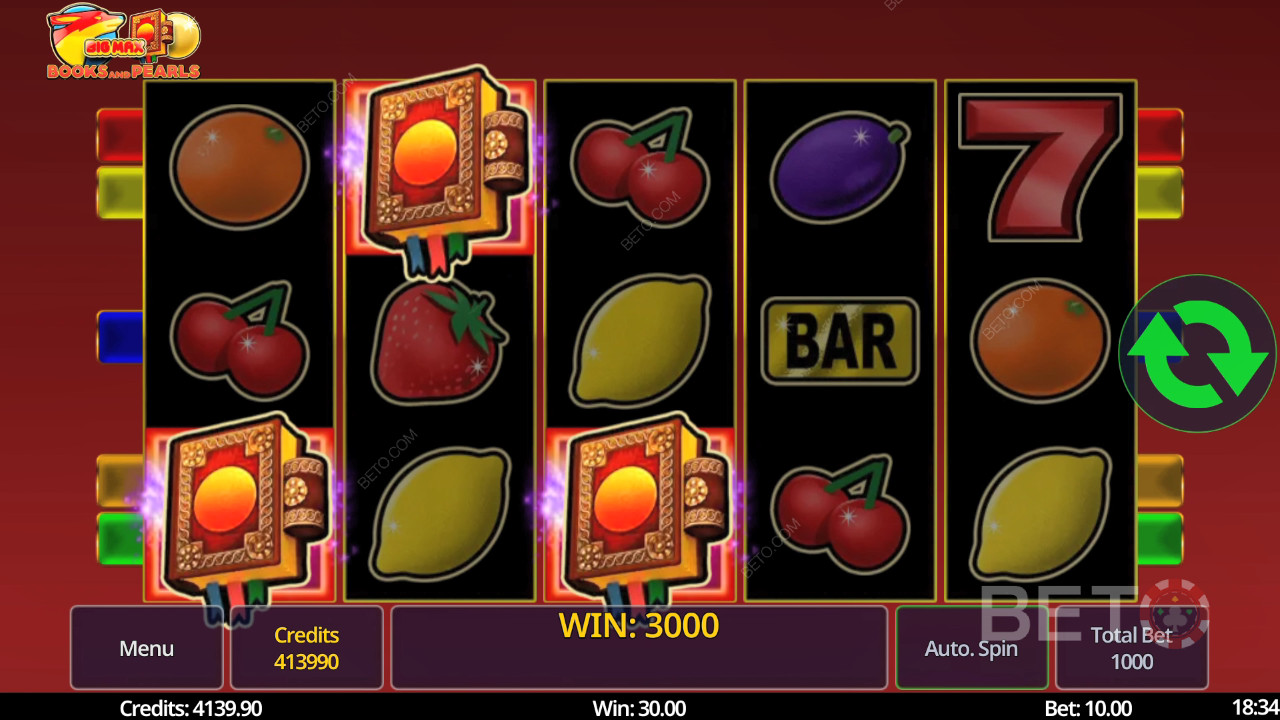 Recenzja Big Max Books and Pearls od BETO Slots