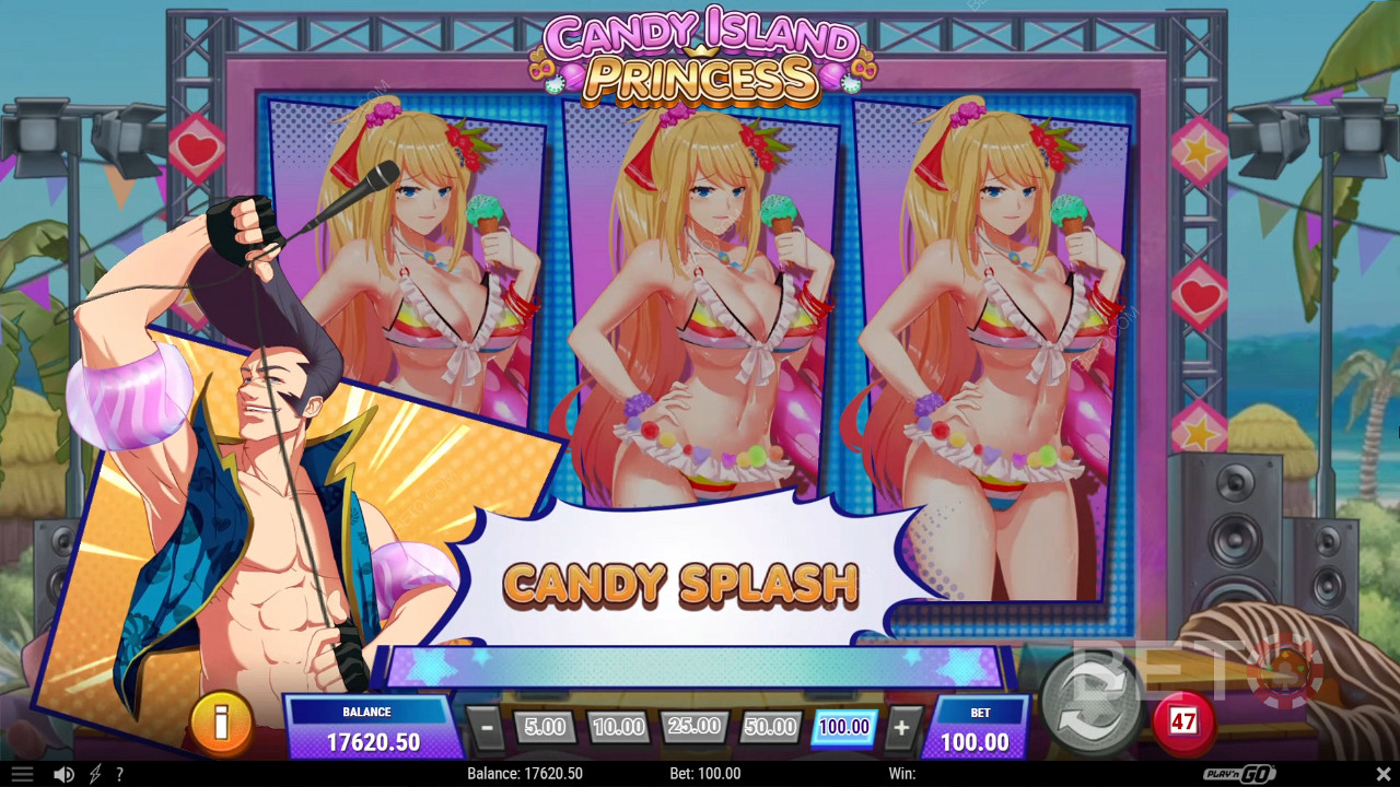 Animacje tematyczne w Candy Island Princess