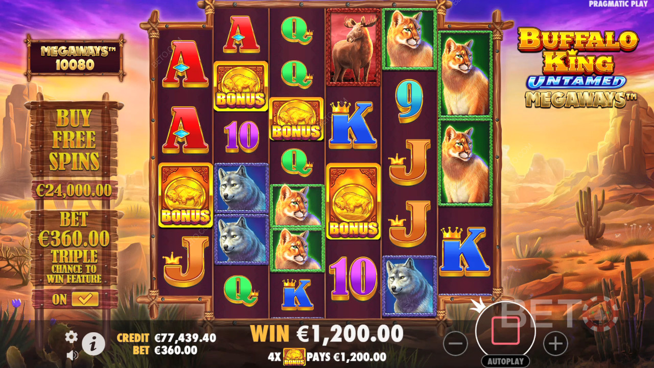 Buffalo King Recenzja Untamed Megaways od BETO Slots