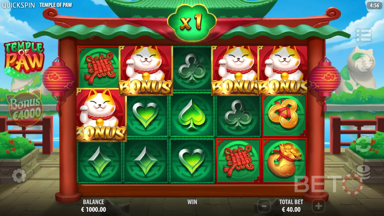 Recenzja Temple of Paw od BETO Slots