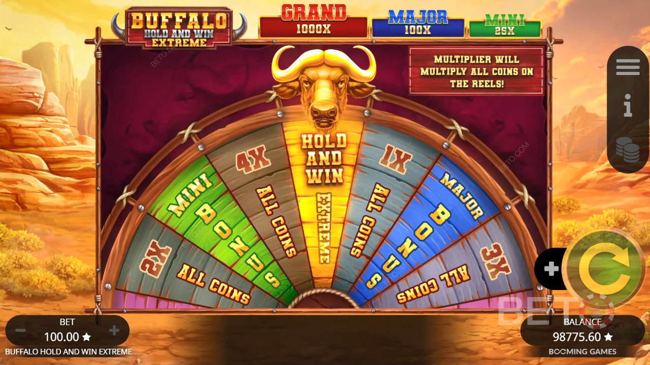Recenzja Buffalo Hold and Win Extreme od BETO Slots