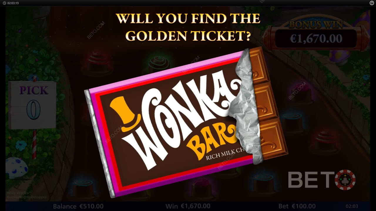Werdykt dla slotu online Willy Wonka Everlasting Gobstopper