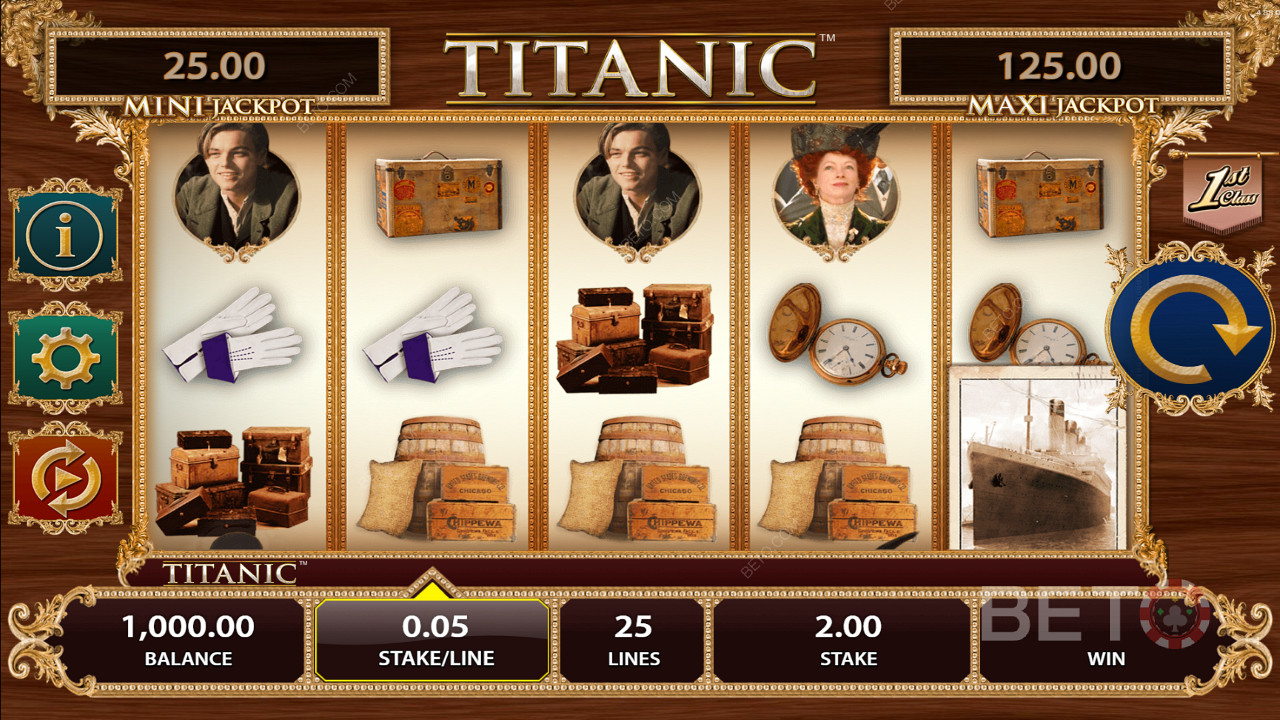 Ciesz się wielką przygodą na slocie online Titanic w jednym z polecanych przez BETO kasyn online