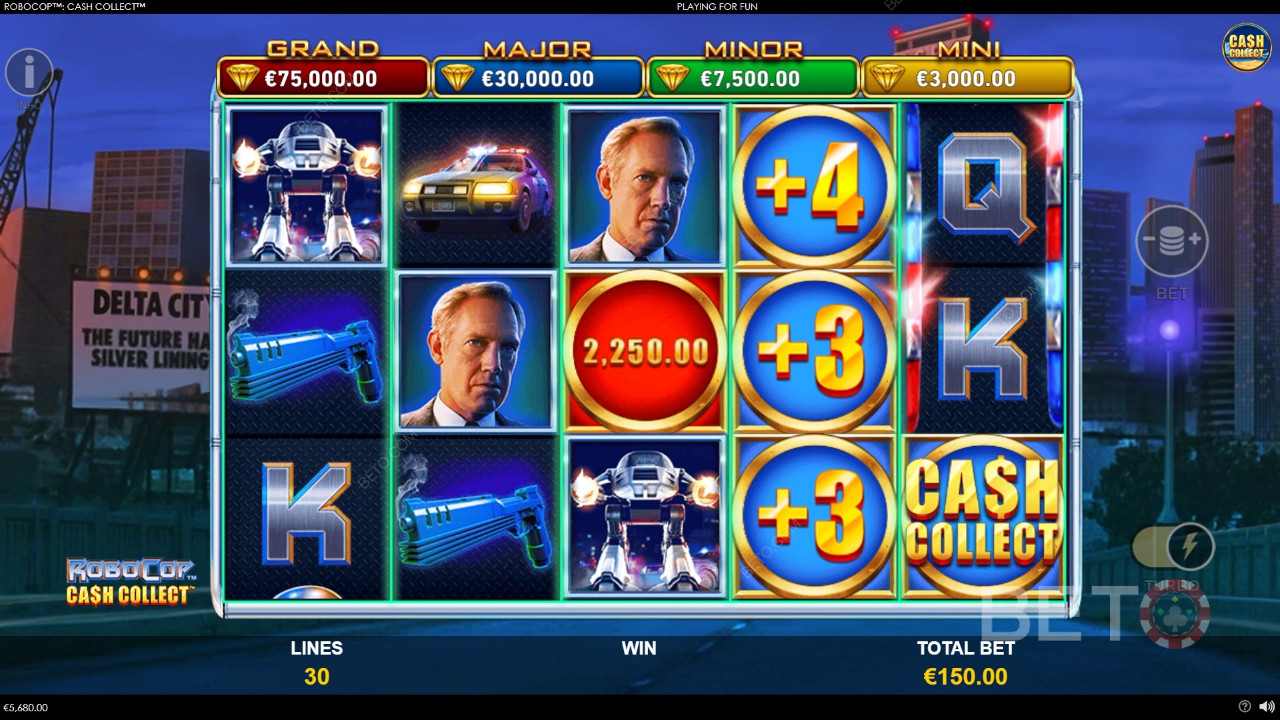 Recenzja RoboCop: Cash Collect przygotowana przez BETO Slots
