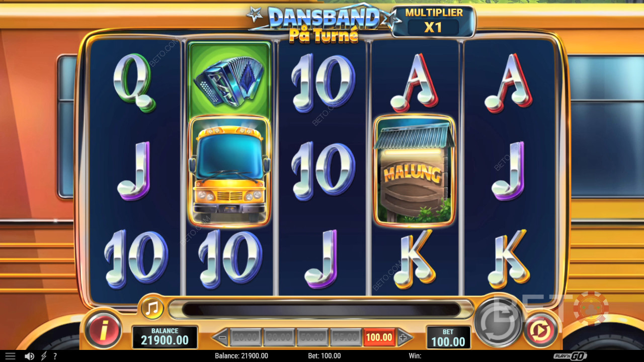Recenzja Dansband På Turné od BETO Slots