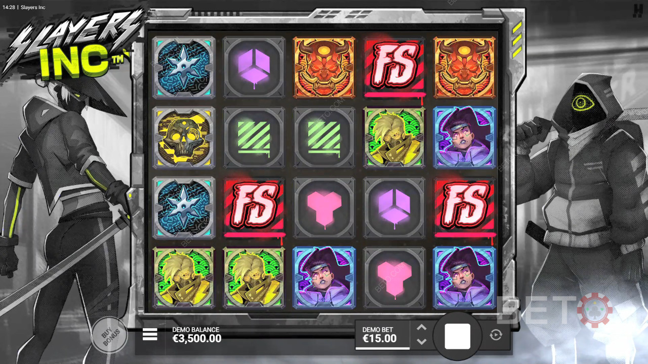 Recenzja Slayers INC przez BETO Slots