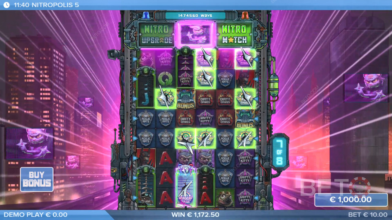 Recenzja Nitropolis 5 od BETO Slots
