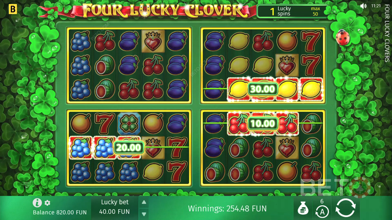 Four Lucky Clover Graj Za Darmo