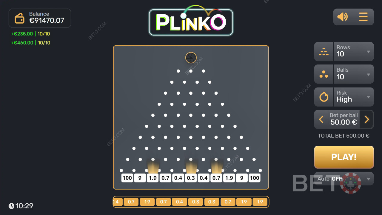 Slot Plinko - nasz werdykt