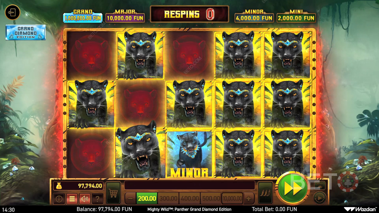Recenzja Mighty Wild: Panther Grand Diamond Edition od BETO Slots
