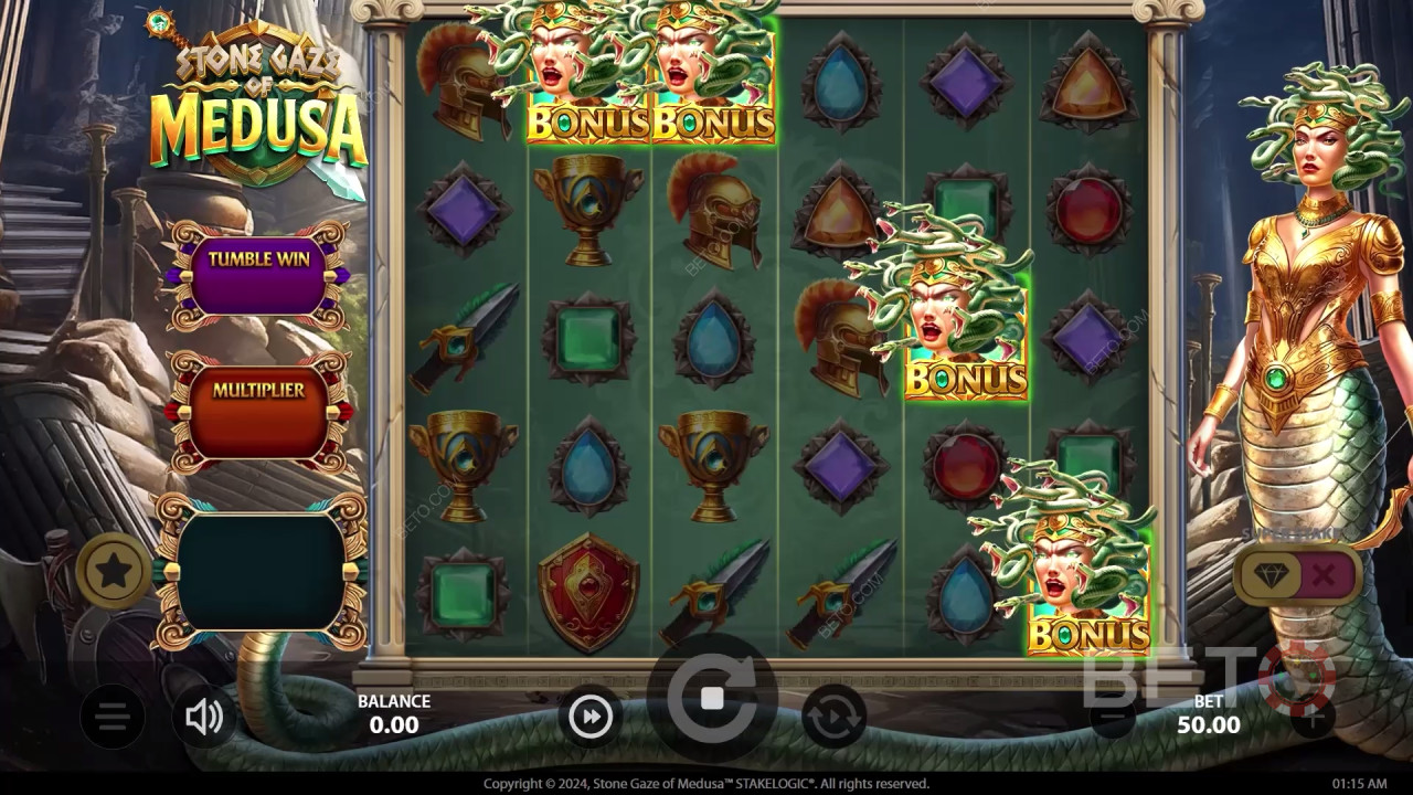 Recenzja Stone Gaze of Medusa od BETO Slots