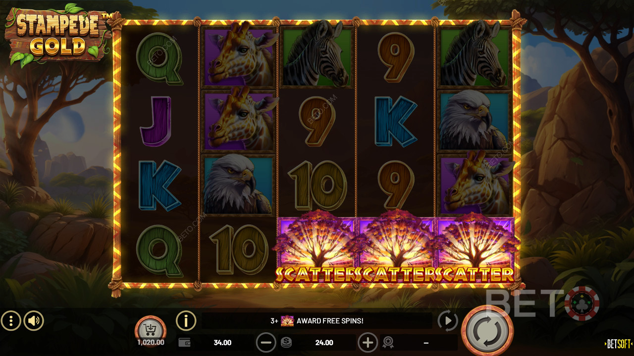 Recenzja Stampede Gold od BETO Slots