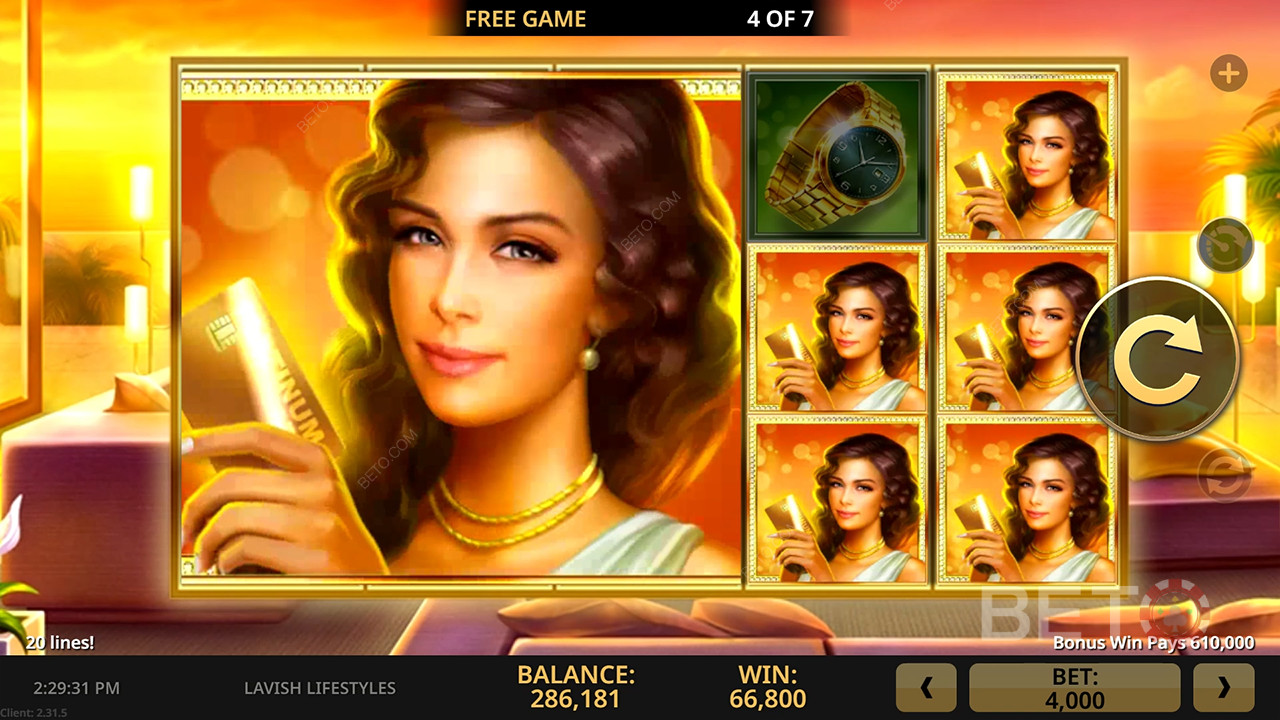 Recenzja Lavish Lifestyles od BETO Slots