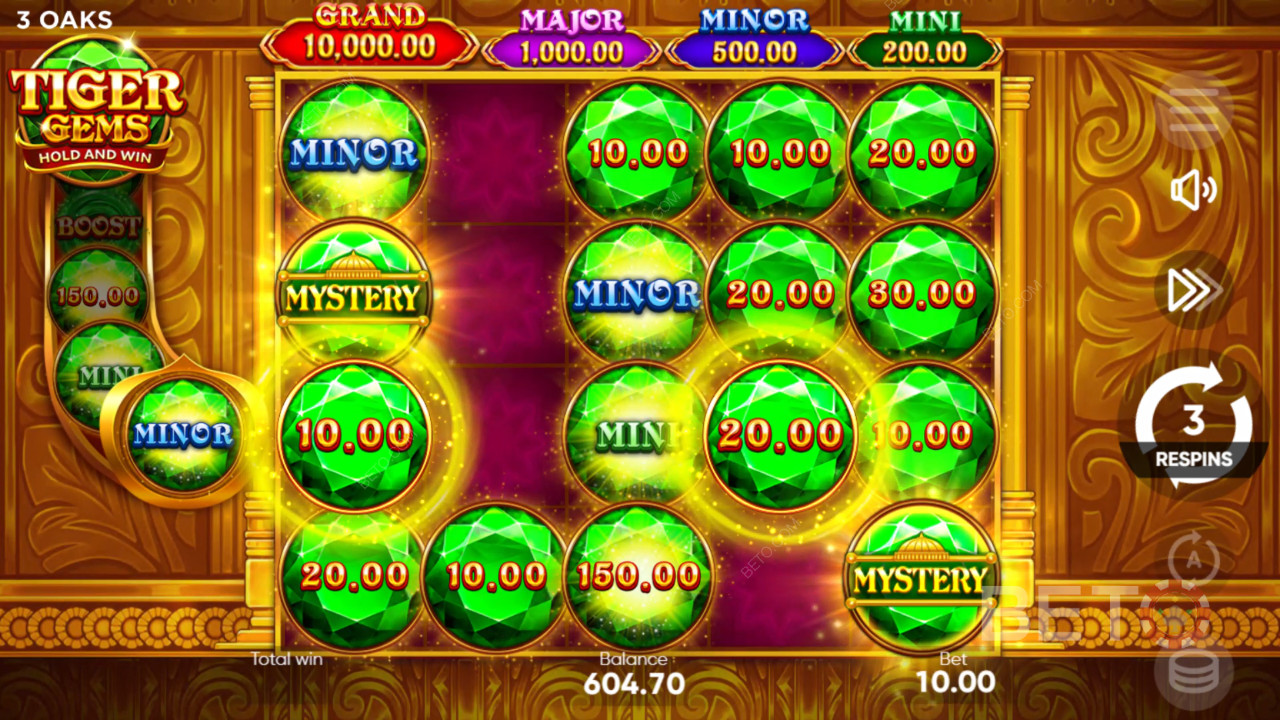 Jak grać w Tiger Gems od 3 Oaks Gaming?