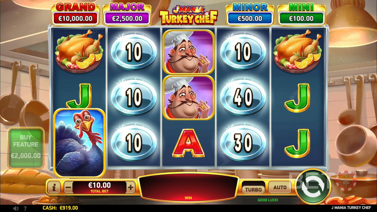 Recenzja J Mania Turkey Chef od BETO Slots