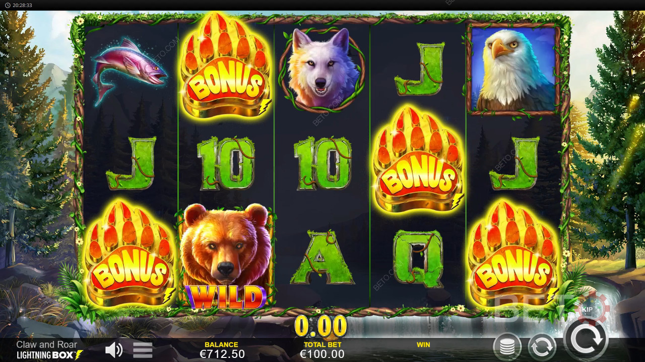 Recenzja Claw and Roar od BETO Slots