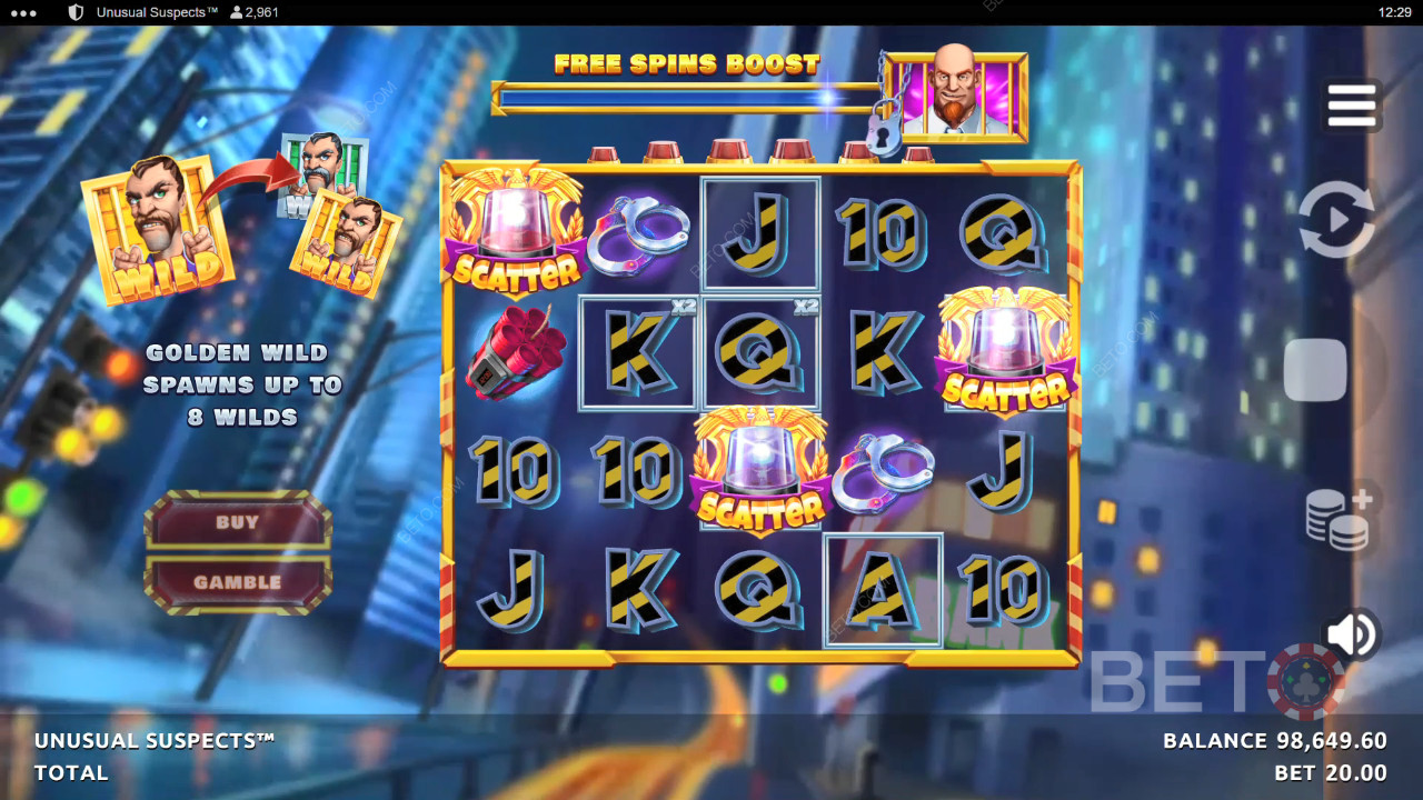 Recenzja Unusual Suspects od BETO Slots
