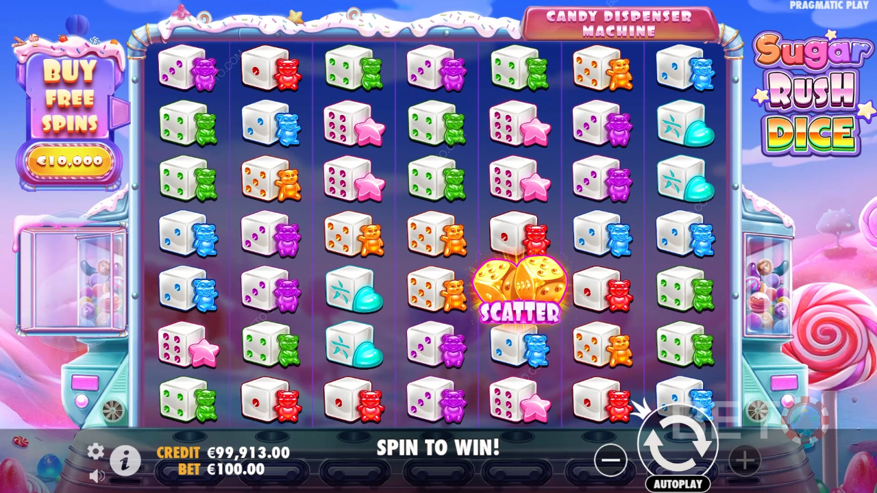 Werdykt dla automatu online Sugar Rush Dice