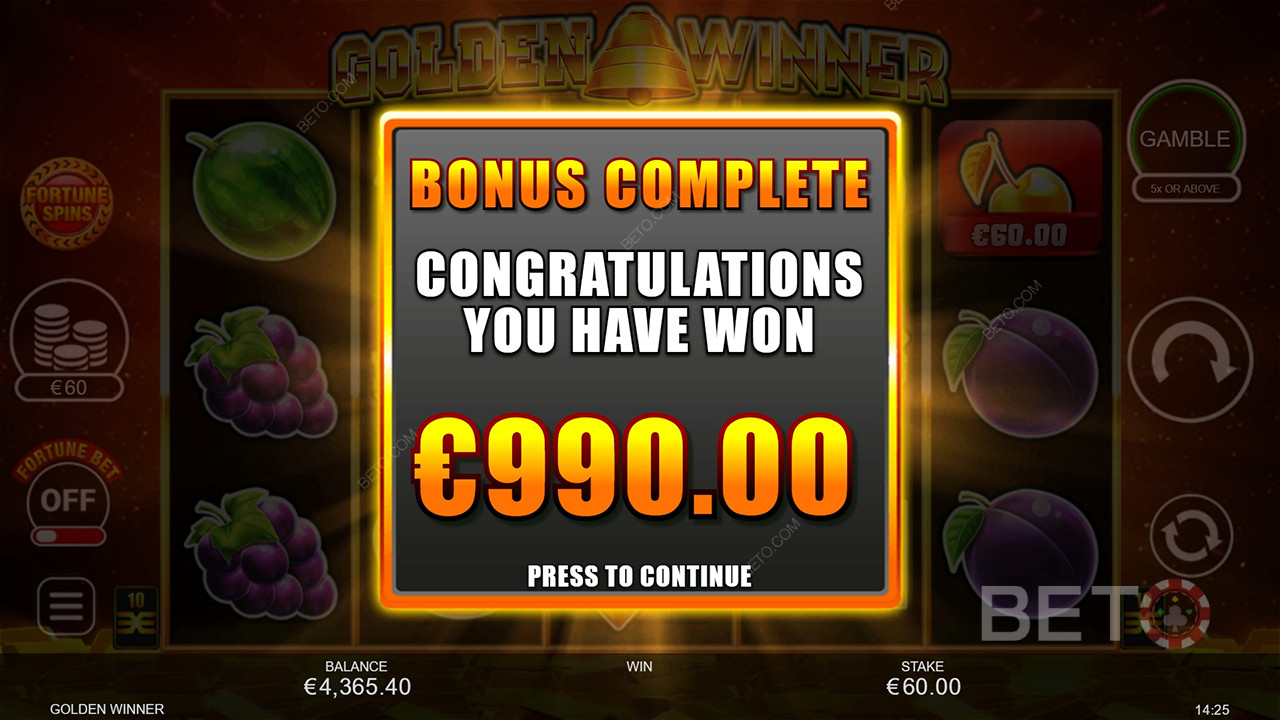 Wygraj 2 500x swój zakład na automacie Golden Winner!