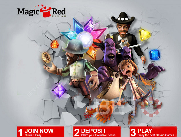 Magic Red kasyno - zabawne i rozrywkowe kasyno online