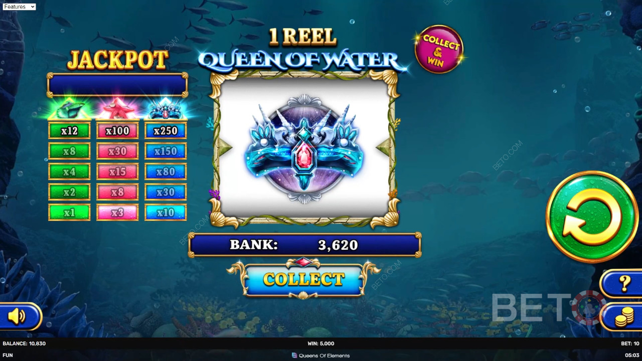 1 Reel Queen of Water Graj Za Darmo