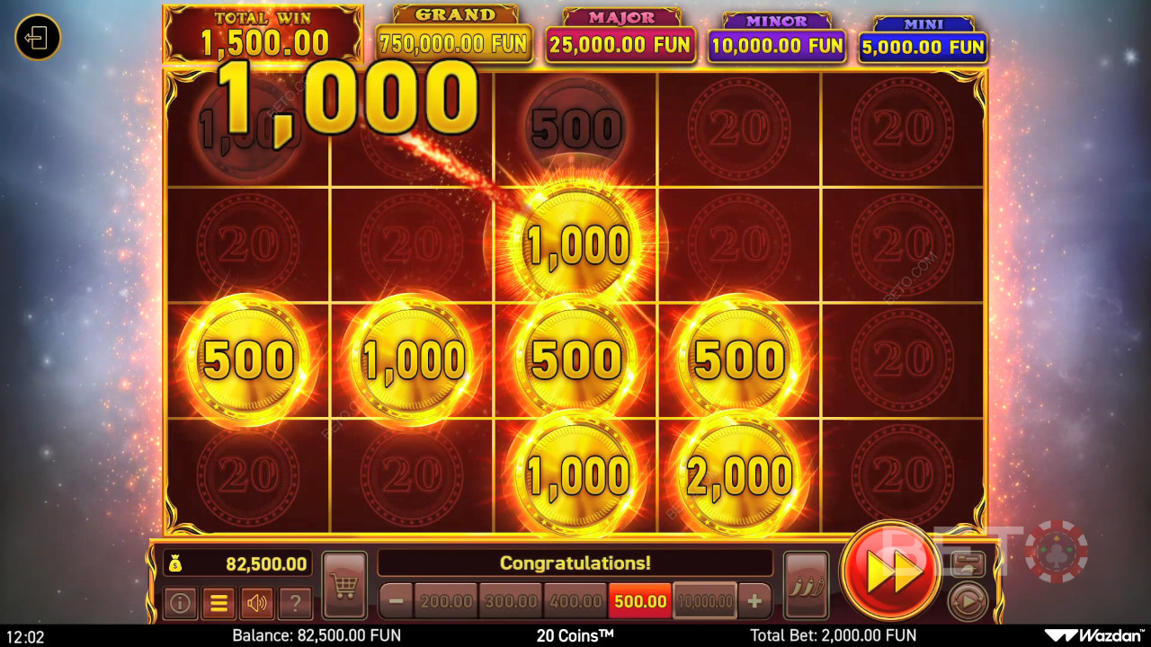 Recenzja 20 monet od BETO Slots