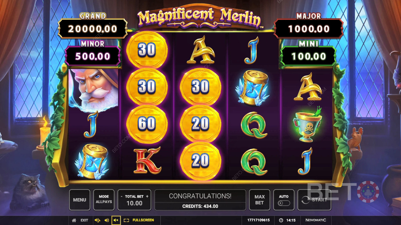 Recenzja Magnificent Merlin od BETO Slots