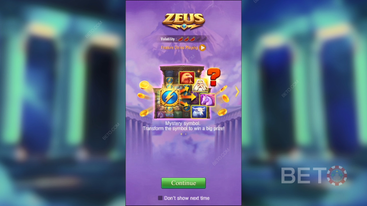 Funkcje bonusowe wyjaśnione w Zeus by TaDa Gaming
