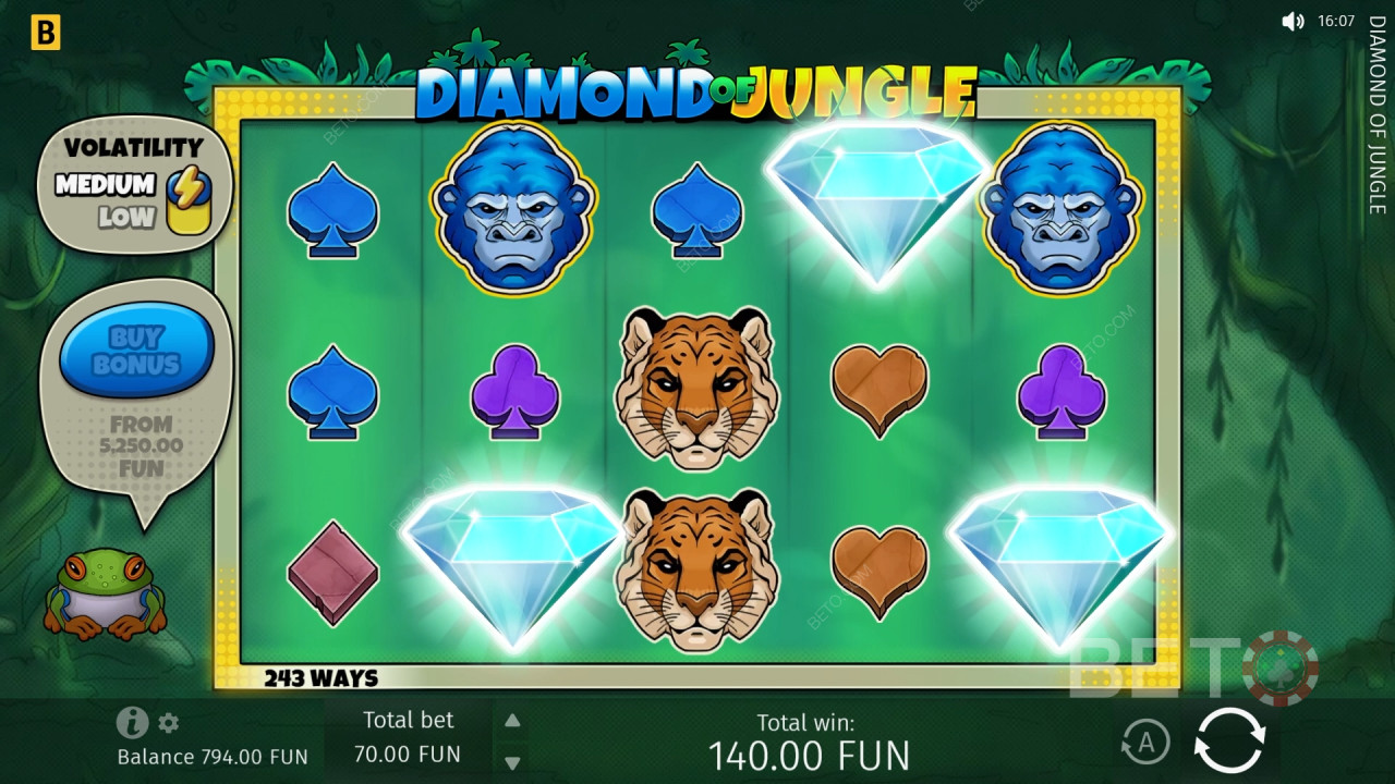 Diamond Of Jungle Graj Za Darmo